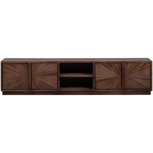 WOOOD Sun tv meubel met open vak recycled teak bruin