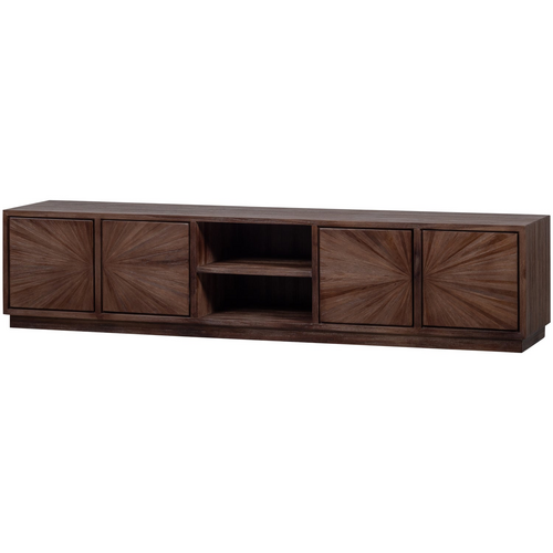 WOOOD Sun tv meubel met open vak recycled teak bruin