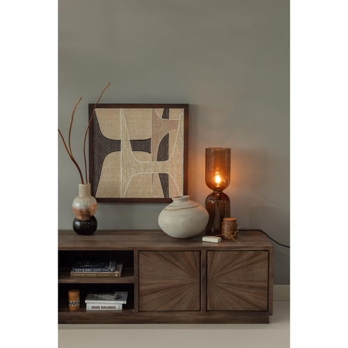 WOOOD Sun tv meubel met open vak recycled teak bruin