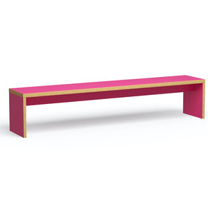 HKLiving Banc raspberry 220 cm HKLiving Banc raspberry 220 cm