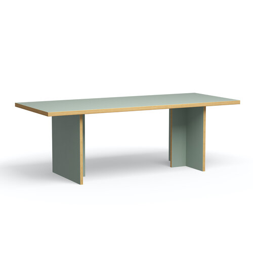 HKLiving Eettafel pale green rechthoekig 220 HKLiving Eettafel pale green rechthoekig 220