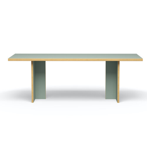 HKLiving Eettafel pale green rechthoekig 220 HKLiving Eettafel pale green rechthoekig 220