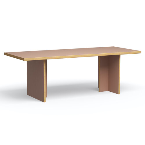 HKLiving Eettafel clay rechthoekig 220