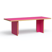Eettafel raspberry rechthoekig 220