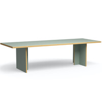 Eettafel pale green rechthoekig 280