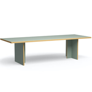 HKLiving Eettafel pale green rechthoekig 280