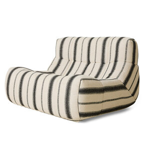 HKLiving Lazy fauteuil lounge outdoor chalkstripe