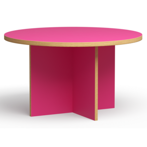 HKLiving Table à manger ronde raspberry Ø 130