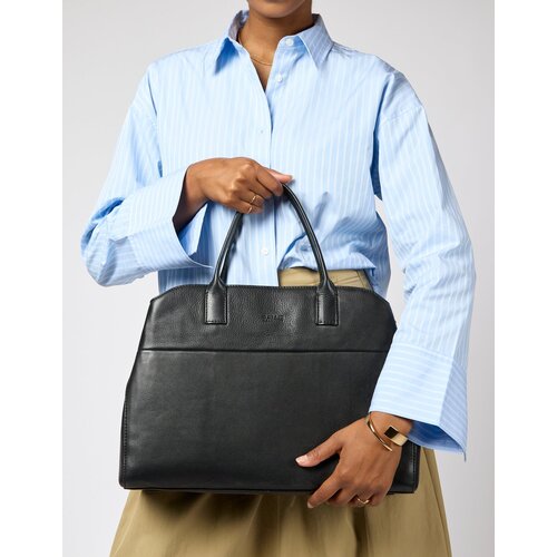 O My Bag Rita werktas - soft grain leder zwart O My Bag Rita werktas - soft grain leder zwart