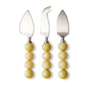 HKLiving Couteaux à fromage lemon - lot de 3