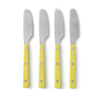 70s bestek: butter knives lemon  - set van 4