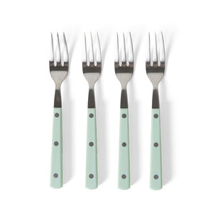 HKLiving 70s couverts: fourchettes à dessert mint - lot de 4