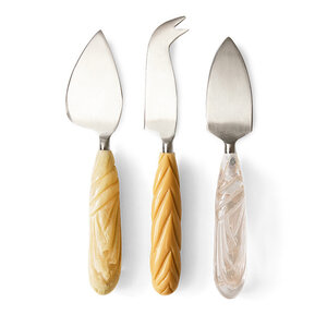 HKLiving Kaasmessen cream - set van 3