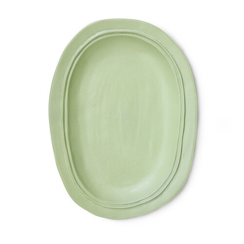 HKLiving New classics: grote keramische schaal mint HKLiving New classics: grote keramische schaal mint