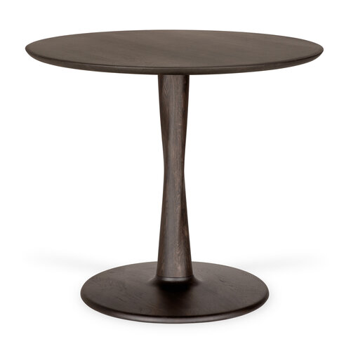 Ethnicraft Torsion ronde eettafel eik bruin Ø 90