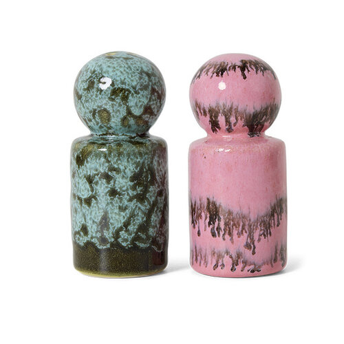 HKLiving 70s peper- en zoutvat baroque