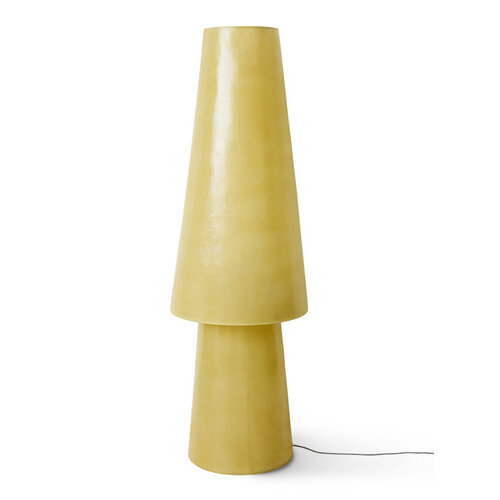 HKLiving Glasvezel vloerlamp zachtgroen