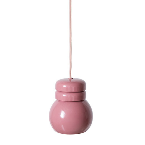 HKLiving Bulb hanglamp blush