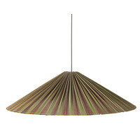 Plissé hanglamp verdura