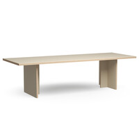 Eettafel rechthoekig cream 280