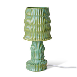 HKLiving Lampe de table en céramique petal