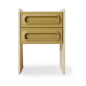 HKLiving Space table de nuit sage/cream