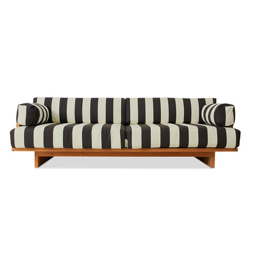 HKLiving Outdoor sofa teak stracciatella