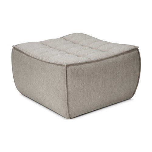 Ethnicraft N701 Sofa poef gerecycleerde eco stof