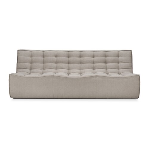 Ethnicraft N701 Sofa driezit gerecycleerde eco stof Ethnicraft N701 Sofa driezit gerecycleerde eco stof