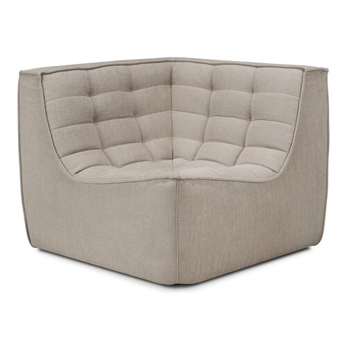 Ethnicraft N701 Sofa hoekelement gerecycleerde eco stof