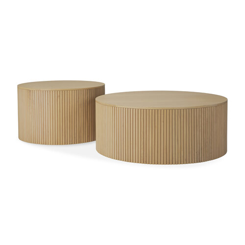 Ethnicraft Roller Max salontafel eik Ø 60