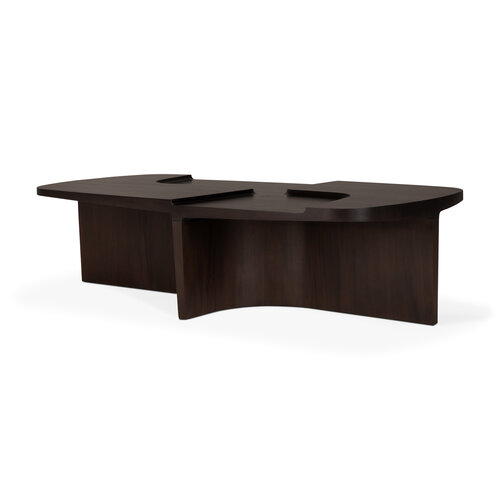 Ethnicraft Brutalist koffietafel rechthoekig mahonie rose brown