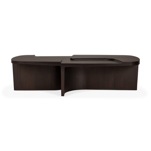 Ethnicraft Brutalist koffietafel rechthoekig mahonie rose brown