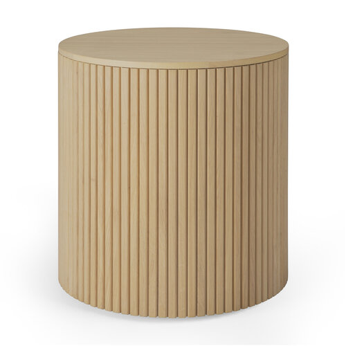 Ethnicraft Roller Max bijzettafel eik Ø 40