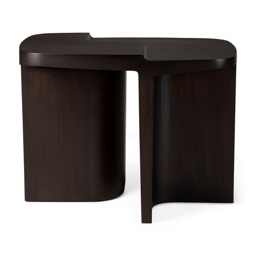 Ethnicraft Brutalist bijzettafel rechthoekig mahonie rose brown