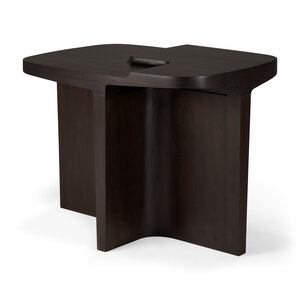 Ethnicraft Brutalist bijzettafel rechthoekig mahonie rose brown