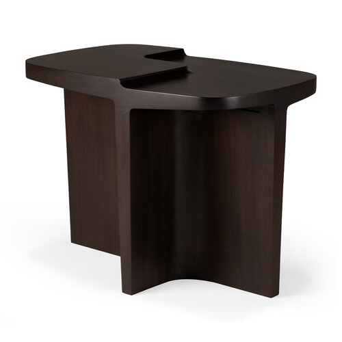 Ethnicraft Brutalist bijzettafel rechthoekig mahonie rose brown