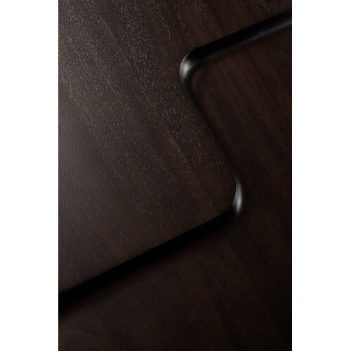 Ethnicraft Brutalist bijzettafel rechthoekig mahonie rose brown