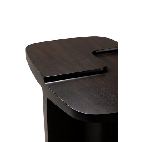 Ethnicraft Brutalist bijzettafel rechthoekig mahonie rose brown
