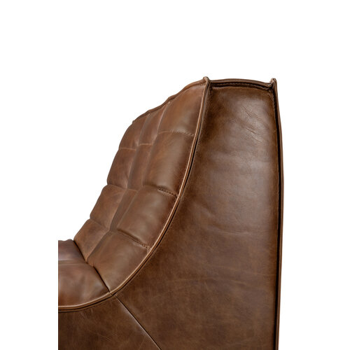 Ethnicraft N701 sofa eenzit leder chestnut
