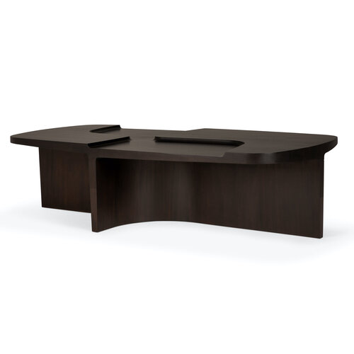 Ethnicraft Brutalist koffietafel rechthoekig mahonie rose brown