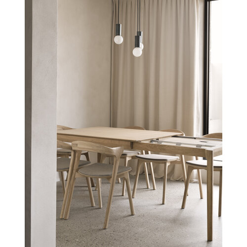 Ethnicraft Bok verlengbare eettafel 160>240 cm eik TOONZAALMODEL