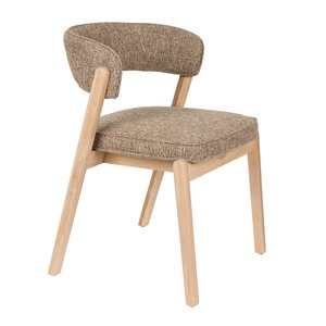 Zuiver Bright chaise de salle à manger brune