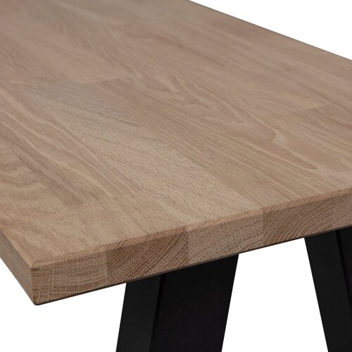 WOOOD Tablo eetkamerbank 160 cm (eik +utrecht poot)
