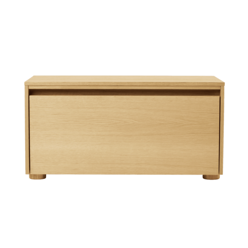 Umage Hideaway opbergbank eik - houten klapdeur Umage Hideaway opbergbank eik - houten klapdeur