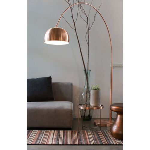 Zuiver Metal bow vloerlamp koper
