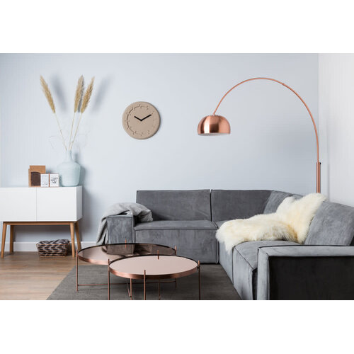 Zuiver Metal bow vloerlamp koper