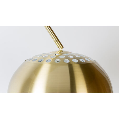 Zuiver Metal bow vloerlamp messing