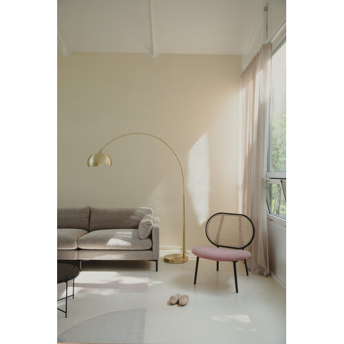 Zuiver Metal bow vloerlamp messing