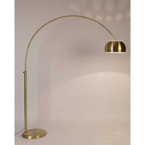 Zuiver Metal bow vloerlamp messing